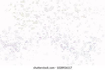 Light Multicolor, Rainbow vector banner with circles, spheres. Abstract spots. Background of Art bubbles in halftone style with colored gradient.