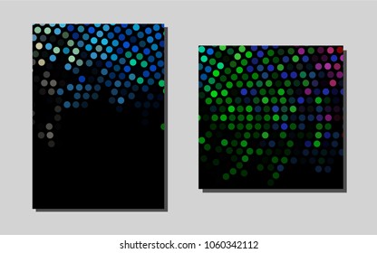 Light Multicolor, Rainbow vector banner for websites. Beautiful colored sample in A4 size. Beautiful design for cover of notepads.