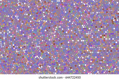 Light Multicolor, Rainbow vector banner with circles, spheres. Abstract spots. Background of Art bubbles in halftone style with colored gradient.