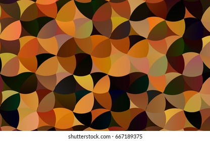 Light Multicolor, Rainbow vector banner with circles, spheres. Abstract spots. Background of Art bubbles in halftone style with colored gradient.