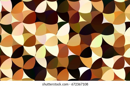 Light Multicolor, Rainbow vector banner with circles, spheres. Abstract spots. Background of Art bubbles in halftone style with colored gradient.