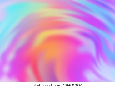 Light Multicolor, Rainbow vector blur pattern. Colorful illustration in blurry style with gradient. A completely new design for your business.