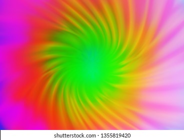 Light Multicolor, Rainbow vector blur pattern. Shining colorful illustration in a Brand new style. A completely new design for your business.