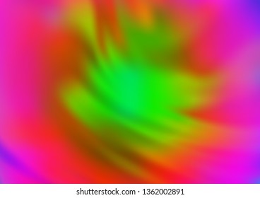 Light Multicolor, Rainbow vector blur pattern. Colorful abstract illustration with gradient. Brand new style for your business design.