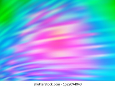 Light Multicolor, Rainbow vector blur pattern. A completely new color illustration in a gradient  style. The template for backgrounds of cell phones.