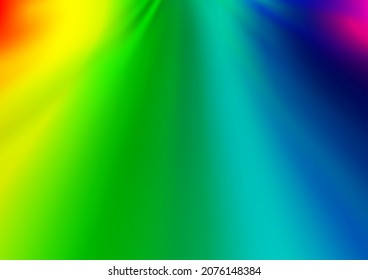 Light Multicolor, Rainbow vector blur pattern. Colorful illustration in abstract style with gradient. A completely new design for your business.