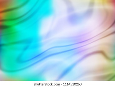 Light Multicolor, Rainbow vector blurred background. Colorful illustration in abstract style with gradient. Brand new style for your business design.