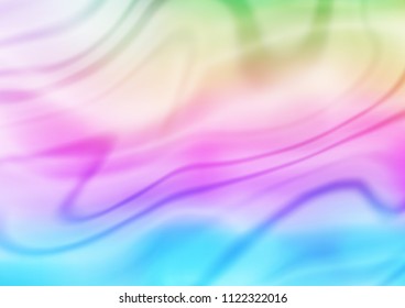 Light Multicolor, Rainbow vector blurred background. Brand new colored illustration in blurry style with gradient. The elegant pattern can be used as part of a brand book.