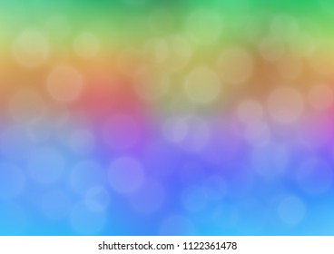 Light Multicolor, Rainbow vector blurred and colored background. Colorful illustration in abstract style with gradient. The background for your creative designs.