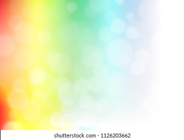 Light Multicolor, Rainbow vector blurred shine abstract template. Glitter abstract illustration with an elegant design. The elegant pattern for brand book.