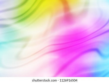 Light Multicolor, Rainbow vector blurred bright template. Shining colored illustration in a Brand new style. The template can be used as a background of a cell phone.
