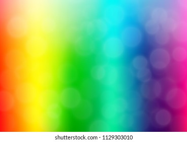 Light Multicolor, Rainbow vector blurred bright pattern. Colorful illustration in blurry style with gradient. A completely new design for your business.