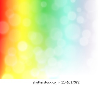 Light Multicolor, Rainbow vector blurred and colored template. Colorful abstract illustration with gradient. The background for your creative designs.