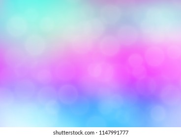 Light Multicolor, Rainbow vector blurred background. Modern geometrical abstract illustration with gradient. A new texture for your design.