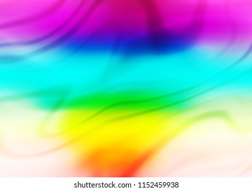 Light Multicolor, Rainbow vector blurred bright background. Creative illustration in halftone style with gradient. A completely new design for your business.