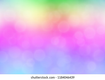 Light Multicolor, Rainbow vector blurred bright template. Colorful illustration in blurry style with gradient. The best blurred design for your business.
