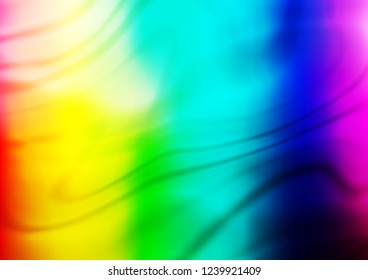 Light Multicolor, Rainbow vector blurred pattern. A completely new color illustration in a vague style. The elegant pattern can be used as part of a brand book.