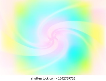 Light Multicolor, Rainbow vector blurred bright template. Glitter abstract illustration with an elegant design. The template can be used for your brand book.