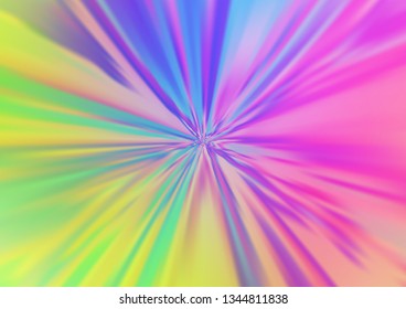 Light Multicolor, Rainbow vector blurred bright template. Colorful abstract illustration with gradient. A completely new design for your business.