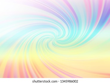 Light Multicolor, Rainbow vector blurred shine abstract template. Colorful abstract illustration with gradient. The best blurred design for your business.