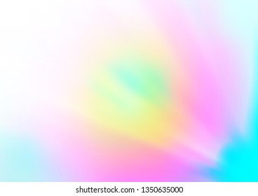 Light Multicolor, Rainbow vector blurred bright pattern. Colorful illustration in blurry style with gradient. The elegant pattern for brand book.