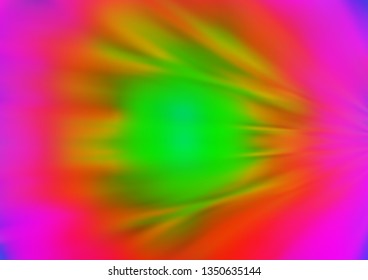 Light Multicolor, Rainbow vector blurred shine abstract pattern. Glitter abstract illustration with an elegant design. The template for backgrounds of cell phones.