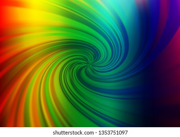 Light Multicolor, Rainbow vector blurred bright pattern. An elegant bright illustration with gradient. A new texture for your design.