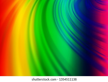 Light Multicolor, Rainbow vector blurred background. A completely new color illustration in a bokeh style. Brand new design for your business.