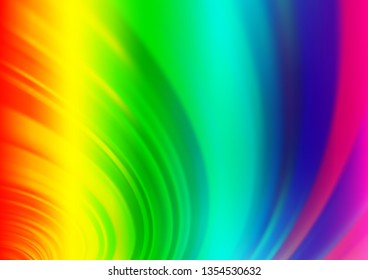 Light Multicolor, Rainbow vector blurred bright pattern. A completely new color illustration in a bokeh style. Brand new style for your business design.