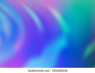 Light Multicolor, Rainbow vector blurred shine abstract background. Glitter abstract illustration with an elegant design. A completely new design for your business.