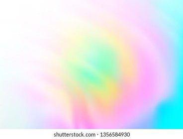 Light Multicolor, Rainbow vector blurred bright pattern. A completely new color illustration in a bokeh style. The elegant pattern for brand book.