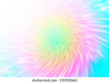 Light Multicolor, Rainbow vector blurred and colored template. Shining colorful illustration in a Brand new style. The template for backgrounds of cell phones.