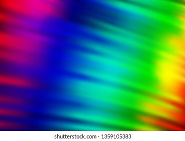 Light Multicolor, Rainbow vector blurred and colored background. Shining colorful illustration in a Brand new style. Brand new design for your business.