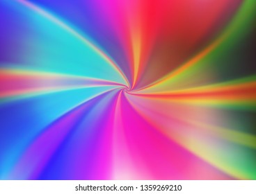 Light Multicolor, Rainbow vector blurred shine abstract pattern. Shining colorful illustration in a Brand new style. Brand new design for your business.