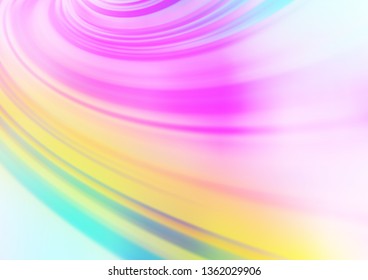 Light Multicolor, Rainbow vector blurred background. Colorful illustration in blurry style with gradient. The best blurred design for your business.
