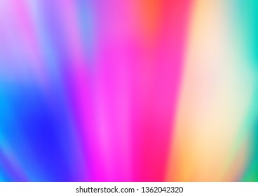 Light Multicolor, Rainbow vector blurred shine abstract background. An elegant bright illustration with gradient. The best blurred design for your business.