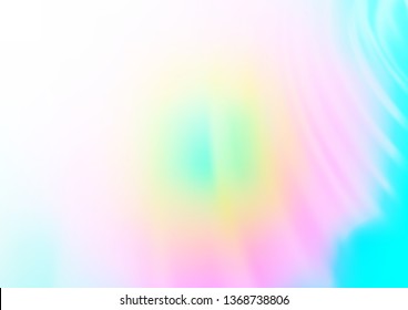 Light Multicolor, Rainbow vector blurred bright background. An elegant bright illustration with gradient. The background for your creative designs.