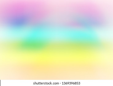Light Multicolor, Rainbow vector blurred shine abstract pattern. Colorful illustration in blurry style with gradient. Brand new style for your business design.