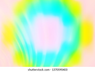 Light Multicolor, Rainbow vector blurred and colored background. Glitter abstract illustration with an elegant design. The background for your creative designs.