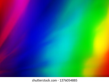 Light Multicolor, Rainbow vector blurred shine abstract pattern. Shining colorful illustration in a Brand new style. Brand new style for your business design.