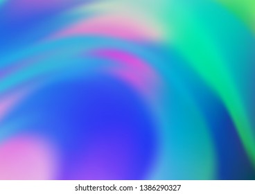 Light Multicolor, Rainbow vector blurred background. A vague abstract illustration with gradient. A completely new design for your business.