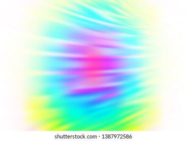 Light Multicolor, Rainbow vector blurred and colored template. An elegant bright illustration with gradient. A new texture for your design.