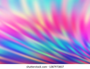 Light Multicolor, Rainbow vector blurred and colored background. Shining colorful illustration in a Brand new style. A completely new design for your business.