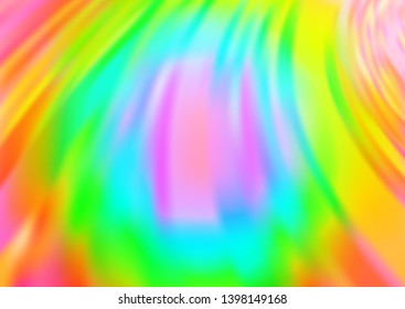 Light Multicolor, Rainbow vector blurred bright pattern. Shining colorful illustration in a Brand new style. The elegant pattern for brand book.
