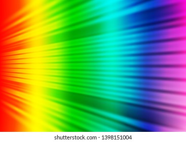 Light Multicolor, Rainbow vector blurred shine abstract background. A vague abstract illustration with gradient. A new texture for your design.