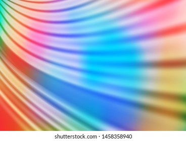 Light Multicolor, Rainbow vector blurred background. Shining colorful illustration in a Brand new style. A completely new design for your business.