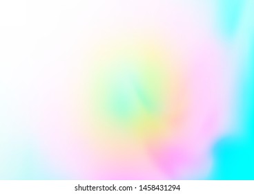 Light Multicolor, Rainbow vector blurred and colored background. Colorful illustration in blurry style with gradient. A completely new template for your design.