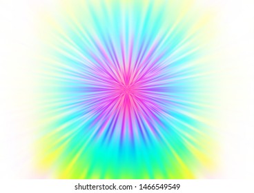 Light Multicolor, Rainbow vector blurred shine abstract template. Modern geometrical abstract illustration with gradient. The background for your creative designs.