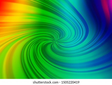 Light Multicolor, Rainbow vector blurred bright background. An elegant bright illustration with gradient. A completely new template for your design.