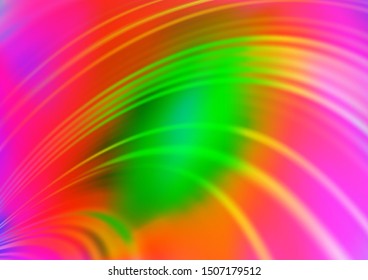 Light Multicolor, Rainbow vector blurred bright background. A completely new color illustration in a bokeh style. The background for your creative designs.